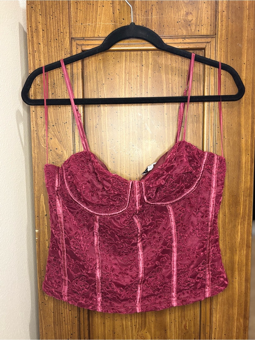Pretty Garbage Red Corset Top